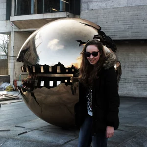 13 girl with a sphere